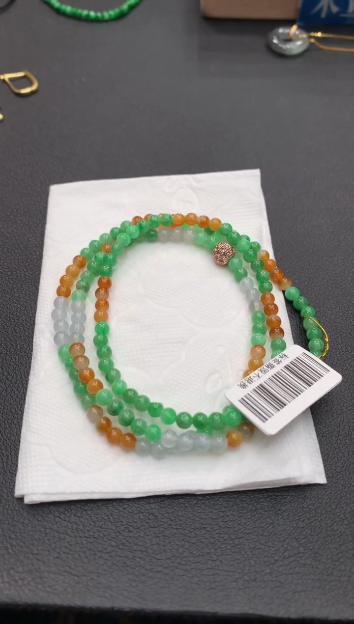 未镶嵌手链翡翠长串