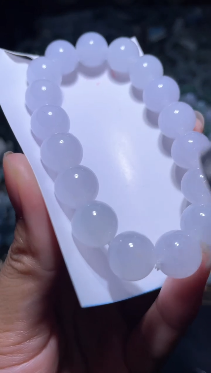 未镶嵌定制翡翠天然缅甸翡翠手串60