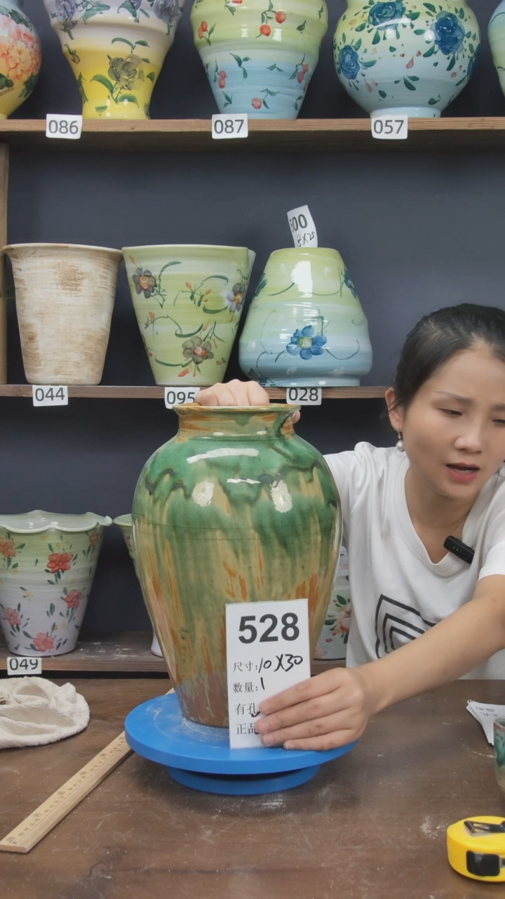 陶瓷景德镇花盆528