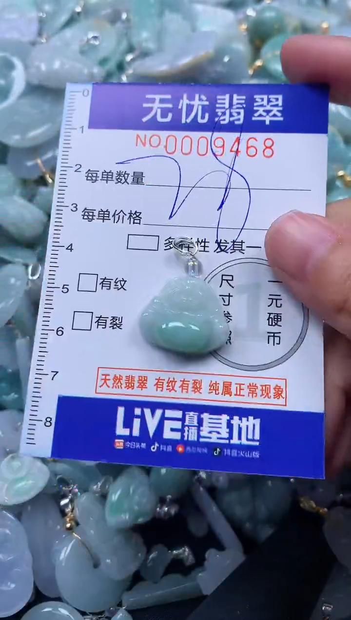 颈饰未镶嵌翡翠9468