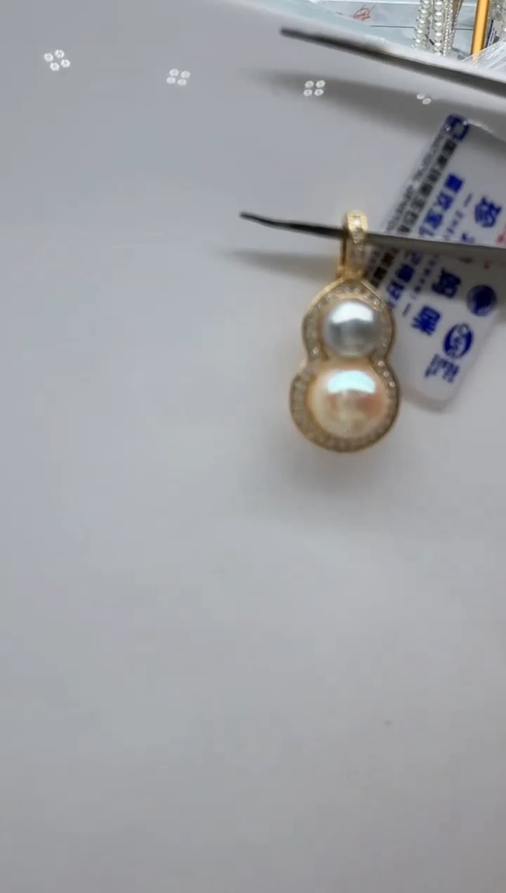 【闪购商品】海水珍珠颈饰银S925镶嵌清货