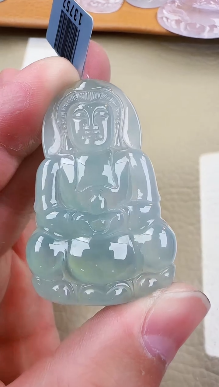 翡翠未镶嵌颈饰天然缅甸翡翠a货