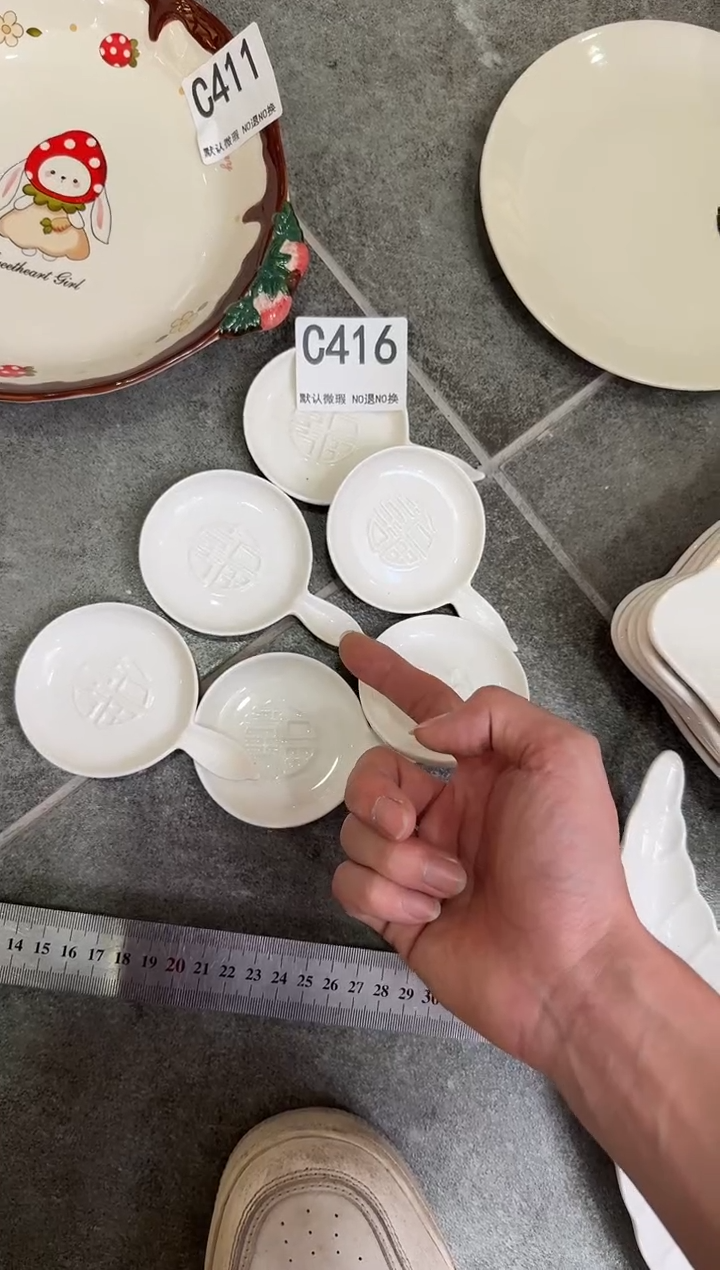 摆件陶C416-6个   仓库微瑕陶瓷清仓福利