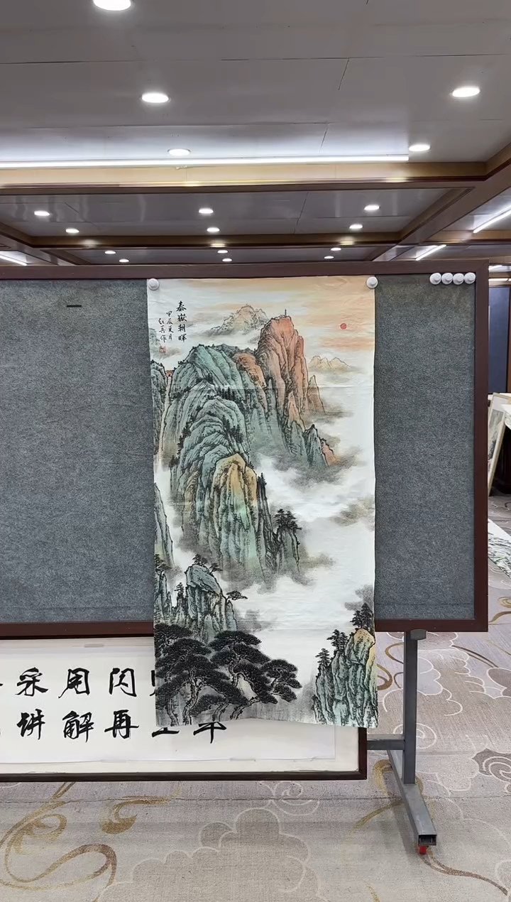 【闪购商品】绘画1王红兵-小四尺-山水国画