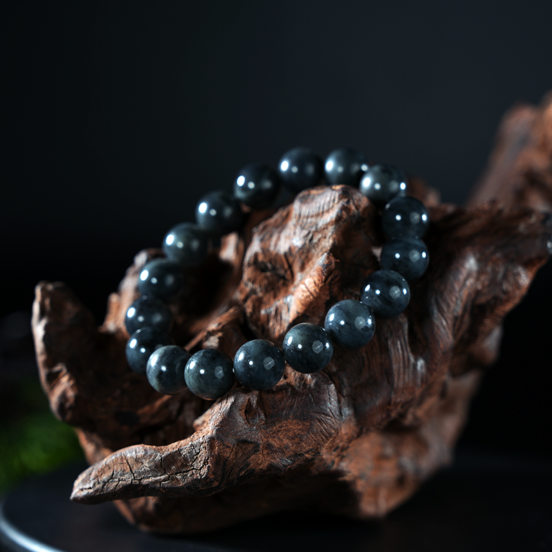 lot81 和田玉青花手串/QG51222-184403 保利山东