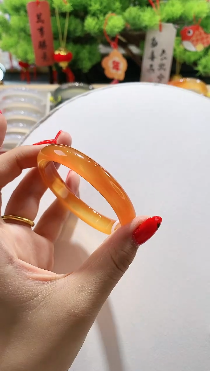 【闪购商品】玛瑙/玉髓手镯未镶嵌159-54.5