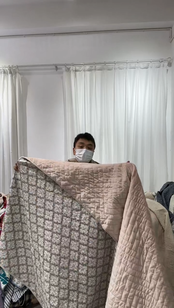 棉220*240纯棉绒床盖103号微瑕