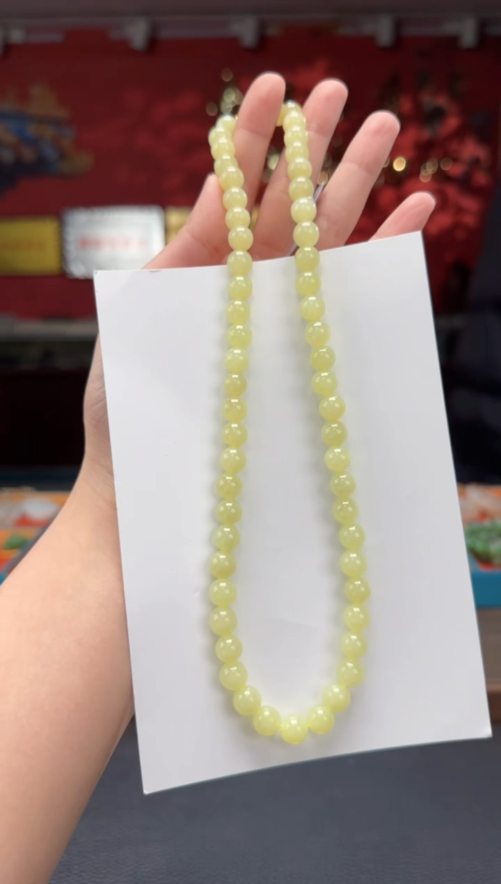 【闪购商品】和田玉颈饰未镶嵌黄口妈妈链卡8