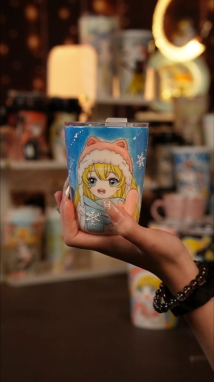 (玉泥）景德镇手工手绘文创陶瓷杯
