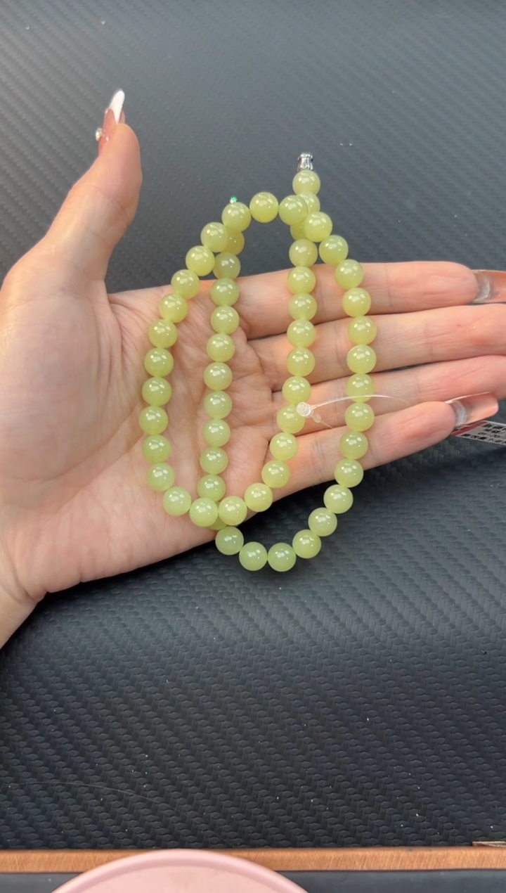 【闪购商品】和田玉项链未镶嵌若羌微色差卡8妈妈链