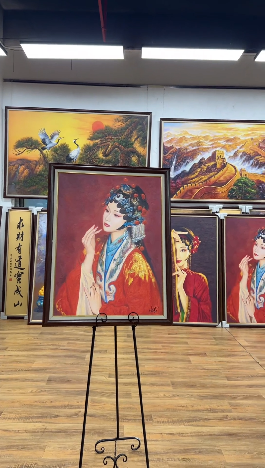 【闪购商品】书法【张俊龙】国粹美女70*90