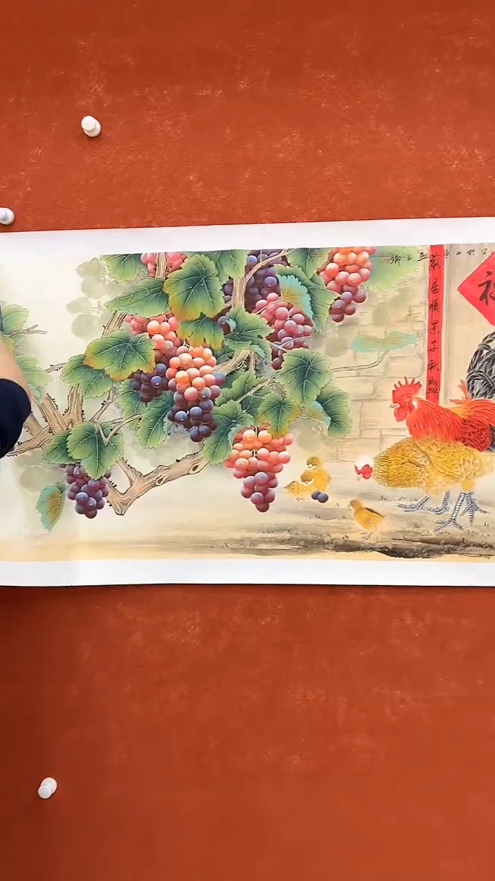 【闪购商品】国画3.9-黄春香-4尺花鸟-手绘066