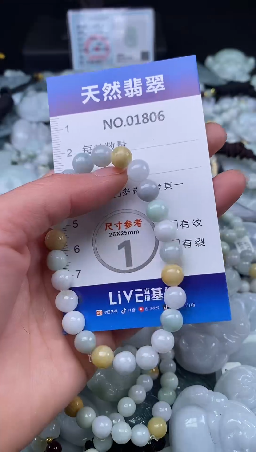 颈饰未镶嵌翡翠天然缅甸翡翠1806