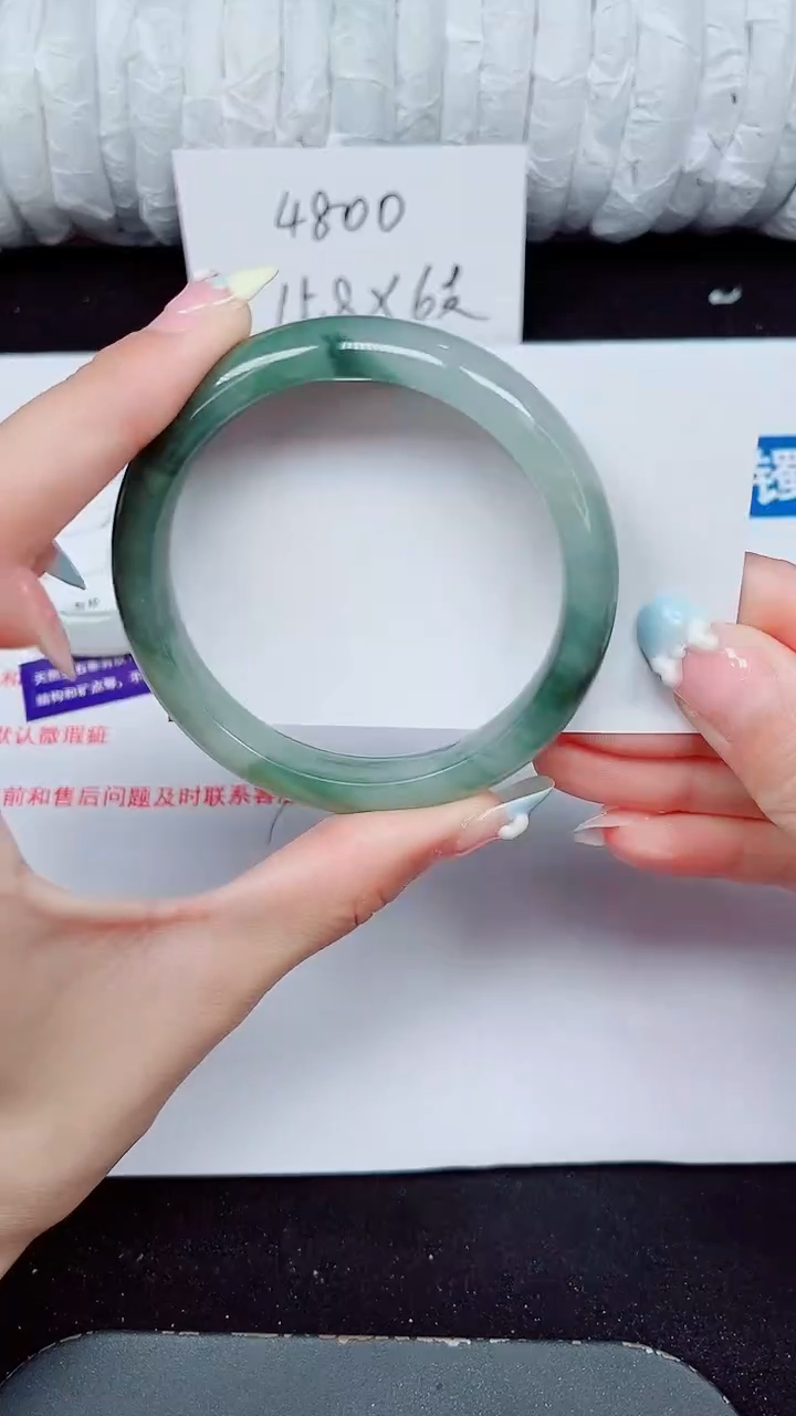 未镶嵌手镯石英质玉355-58/59