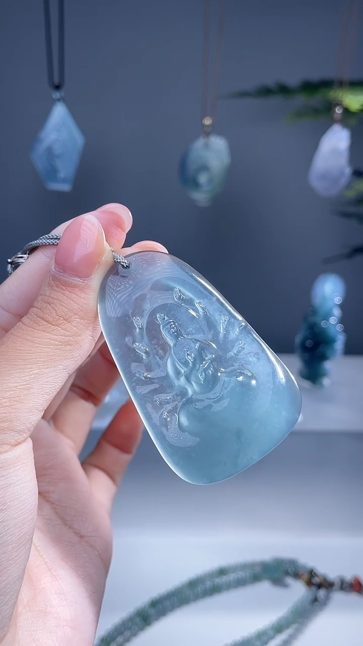 颈饰未镶嵌翡翠搞***一千手