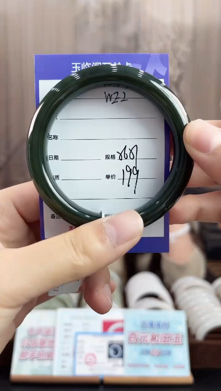 未镶嵌手镯和田玉WE2微色差