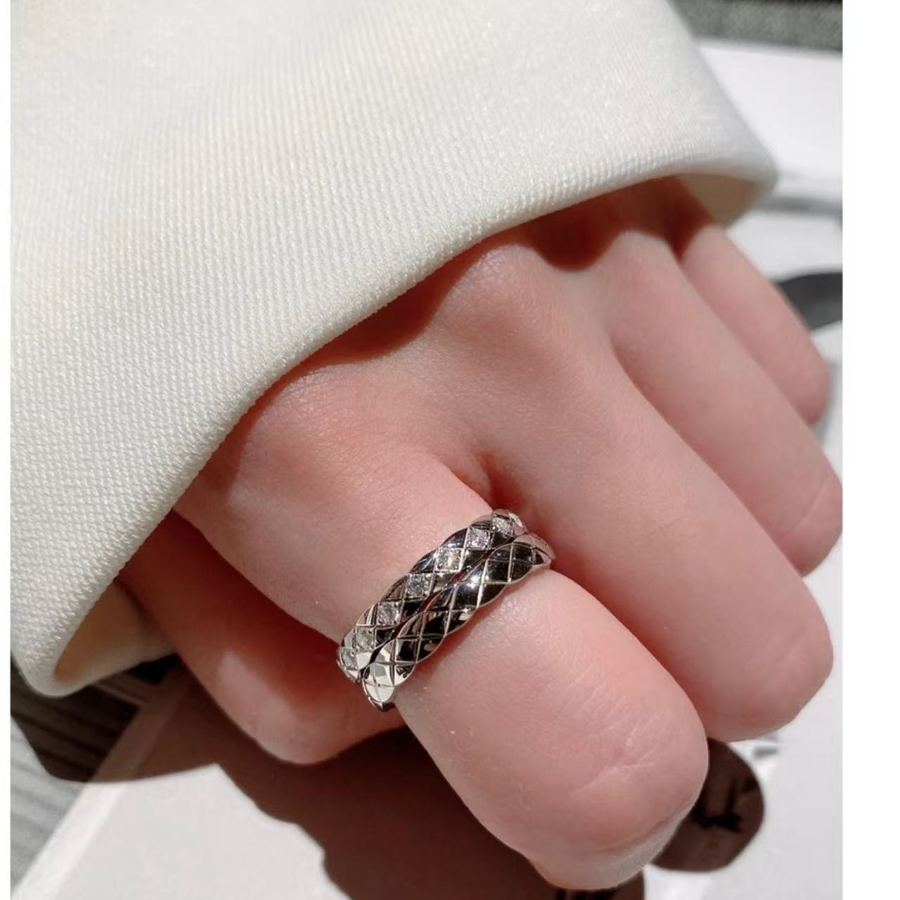 【cc】超窄菱格【围巾】