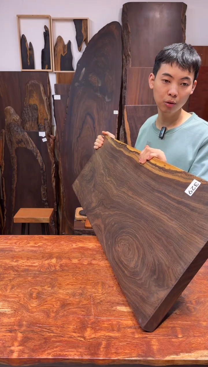 风车木（黑檀木）尺寸100*34*3编号329