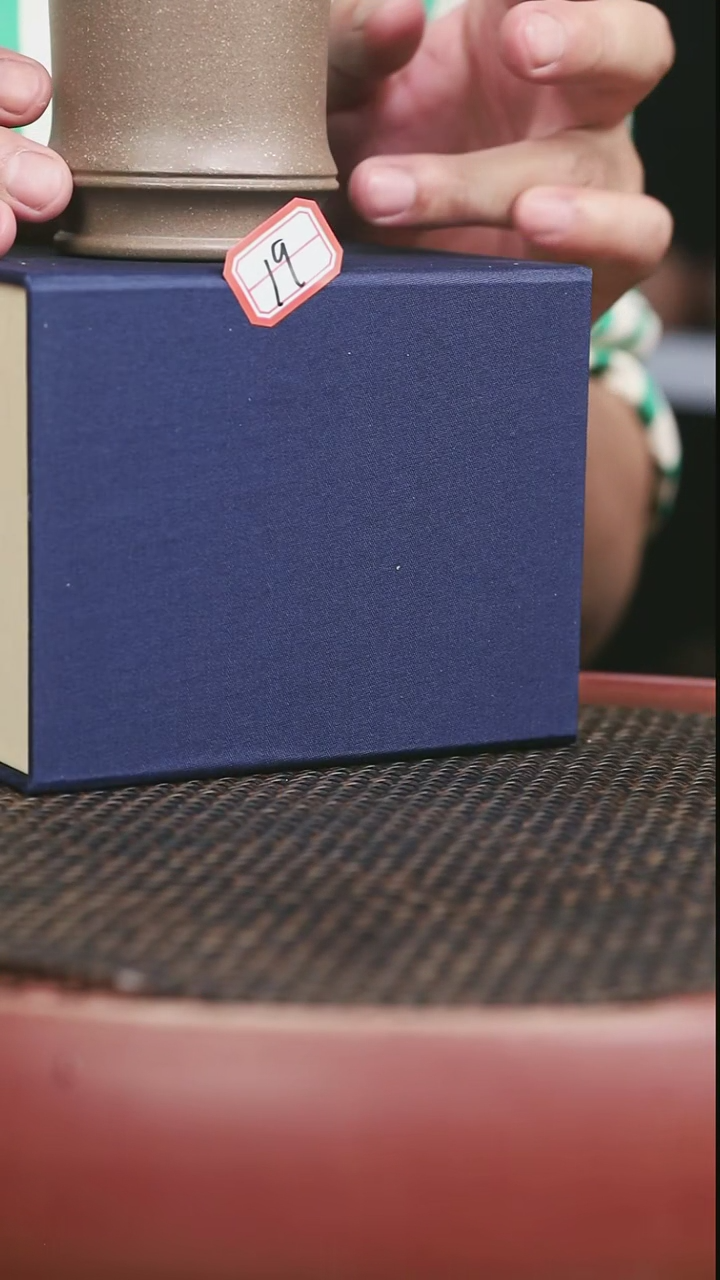 茶壶紫砂19号紫砂壶+蟹壳青竹节杯160CC