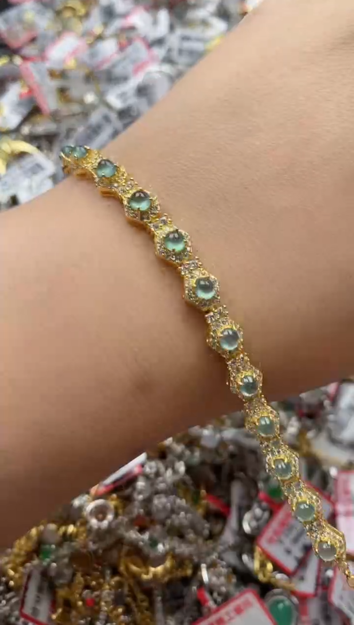 【闪购商品】翡翠戒指银S925镶嵌11111---4