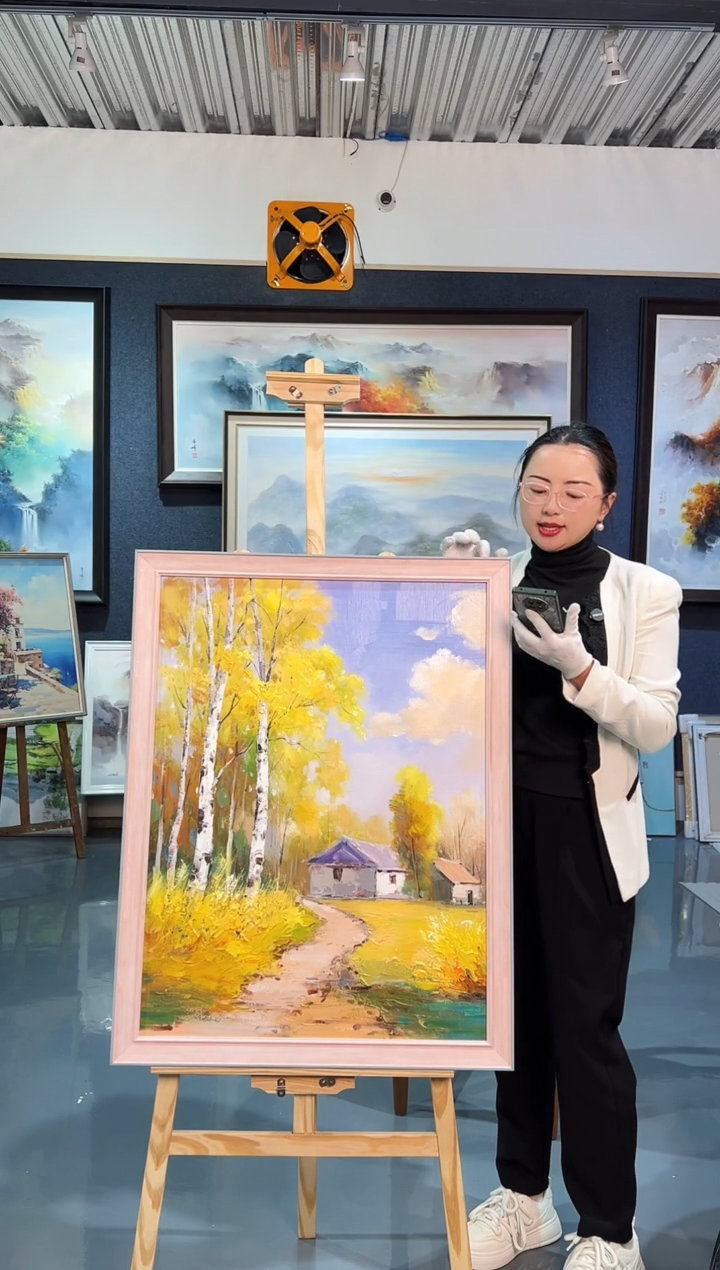 【闪购商品】油画12号 60*80 秋-手绘油画