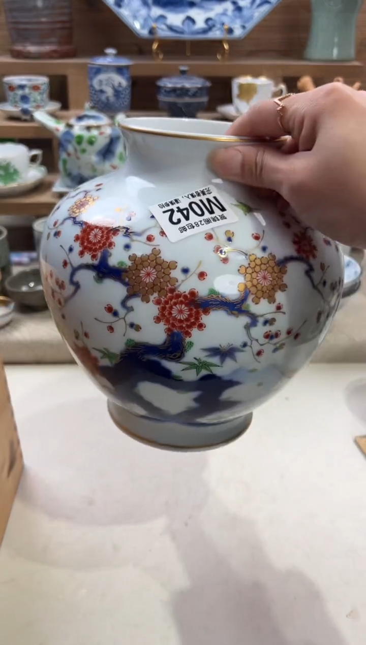 瓷片素*带盒子 M042