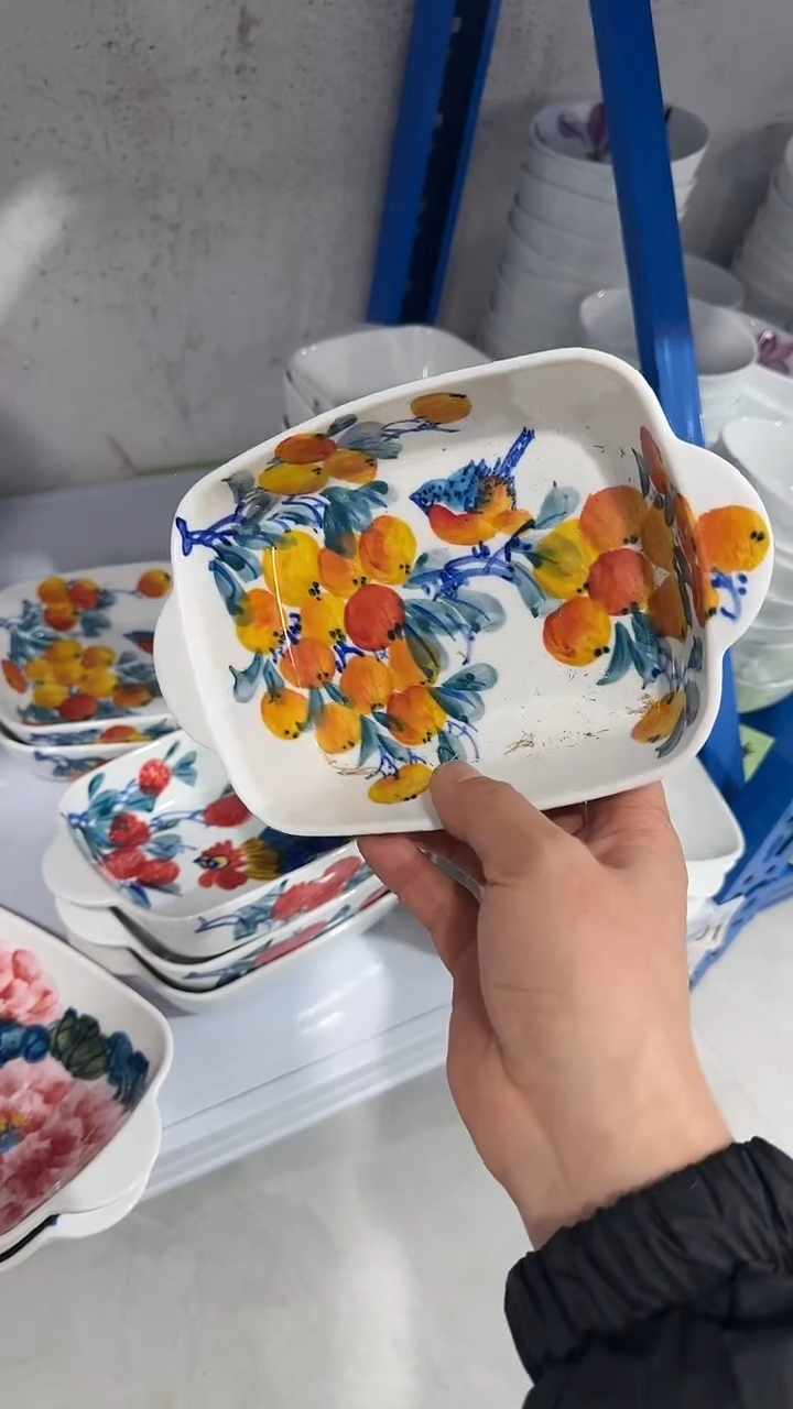 其他景德镇高温瓷（双耳烤盘）