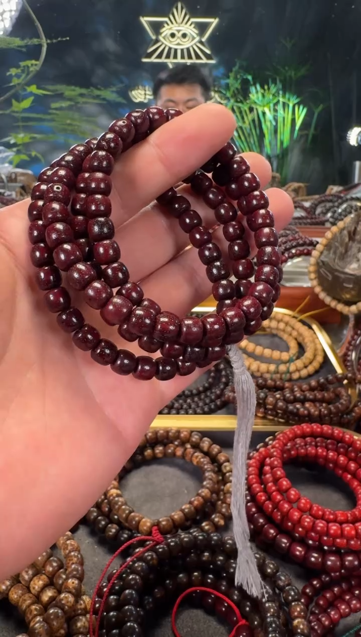 手串星月菩提7*8原生态本草供长串