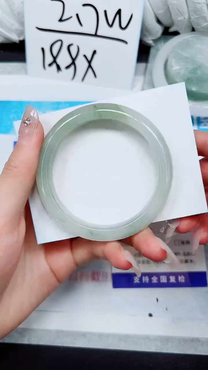 【闪购商品】石英质玉手镯未镶嵌A351-55`56`