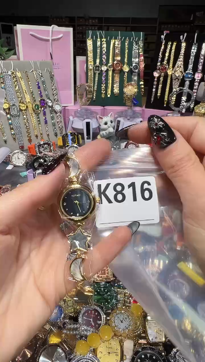 石英机芯不锈钢不锈钢直播定闪专用