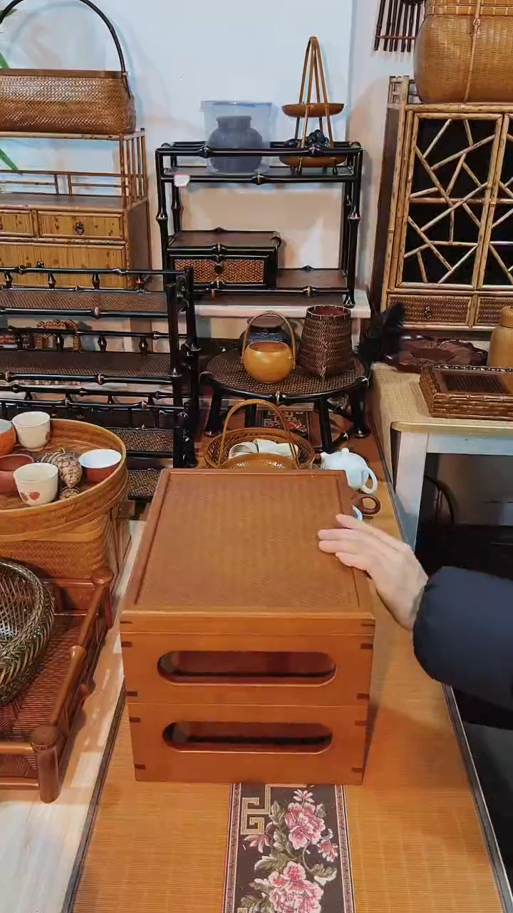 【闪购商品】百宝箱竹编制品茶道零配件