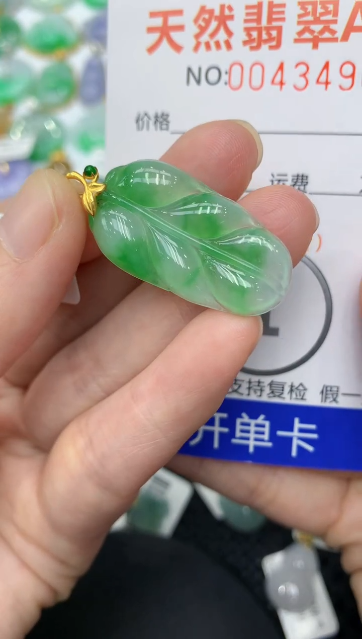 【闪购商品】翡翠颈饰18K金镶嵌111111111