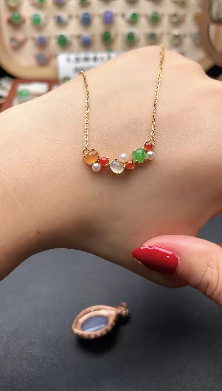 未镶嵌翡翠耳饰一物一证一证