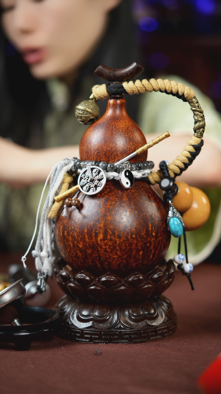 【闪购商品】715号500ml左右的非遗漆器酒葫芦