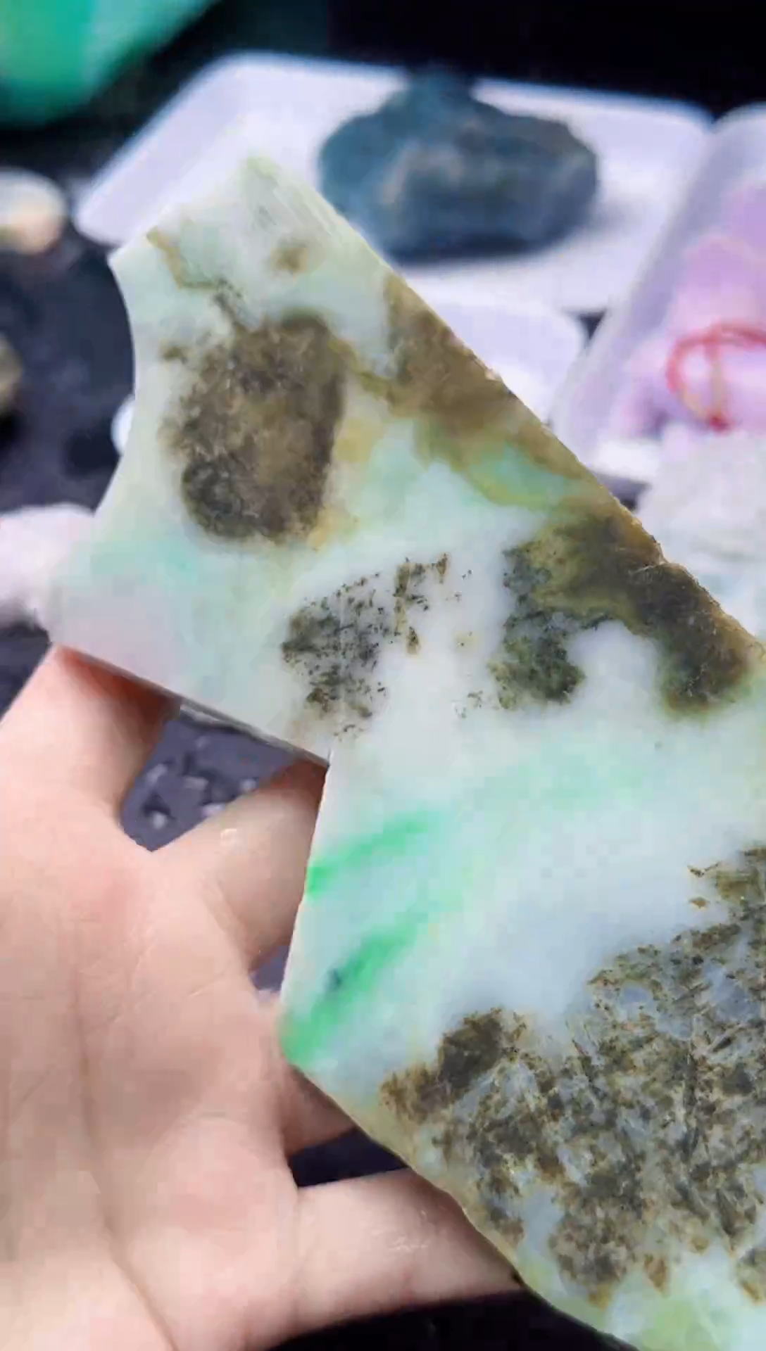 配石翡翠用****0083天然A货翡翠
