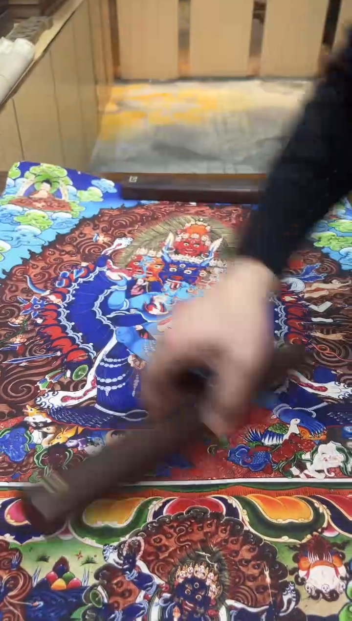 卷轴画精品奥奥奥的唐卡