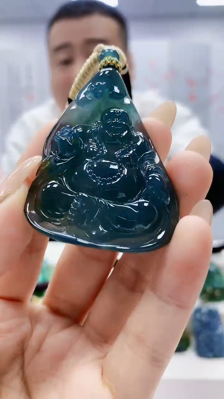 未镶嵌定制翡翠4898ty-毛货挂件52