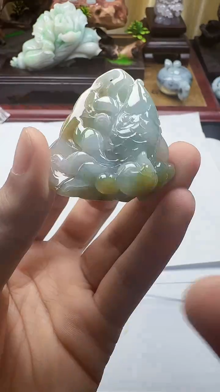 吊坠(不含链)未镶嵌翡翠1