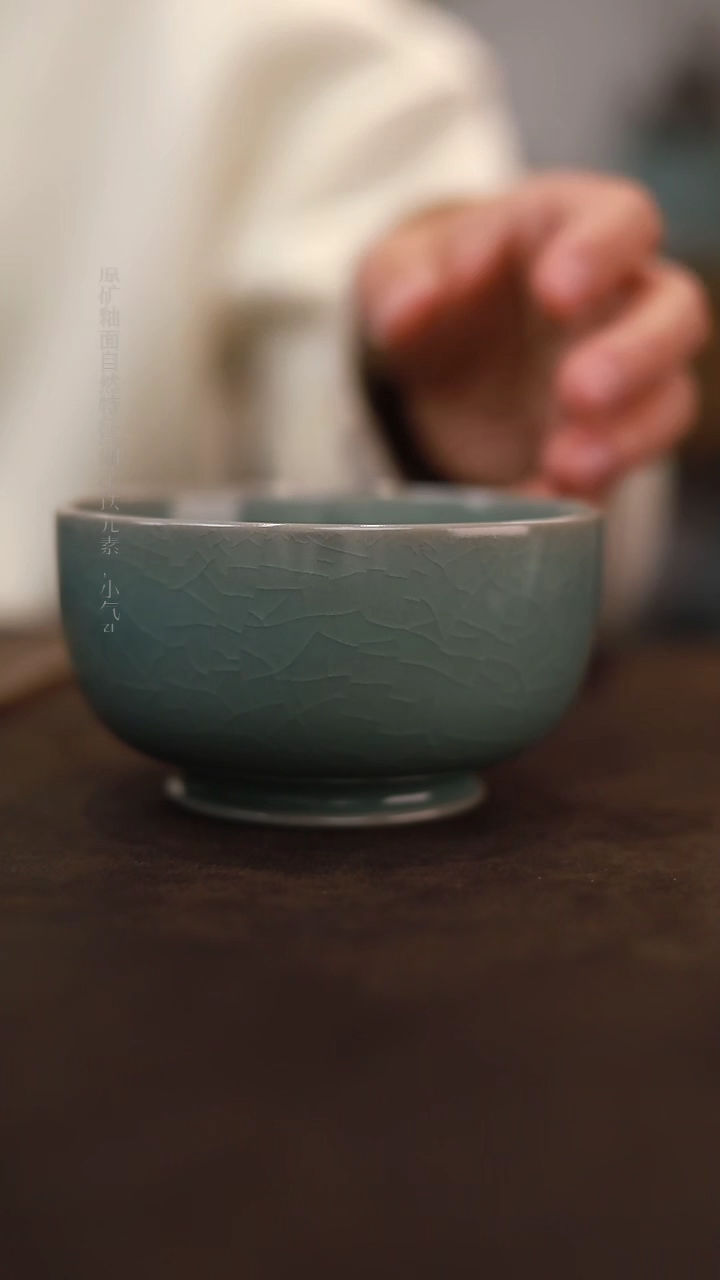 【闪购商品】杯一级品青绿仿古罗汉小碗