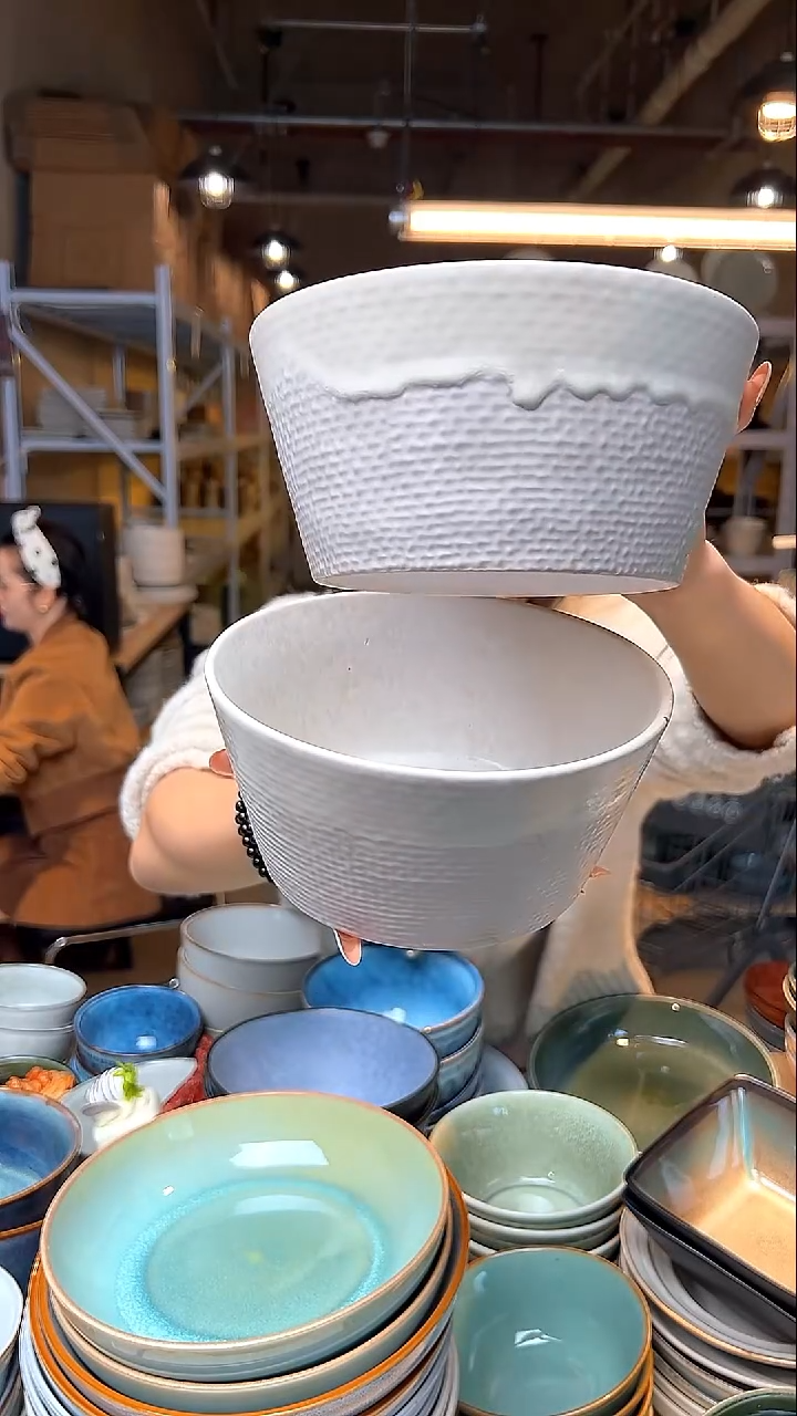 瓷31【瑕疵】外贸尾货窑变釉下彩
