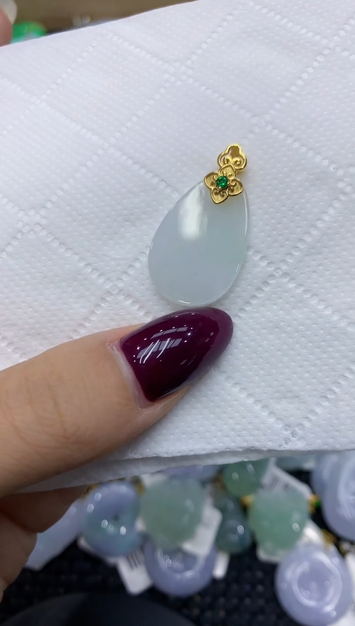 翡翠银S925镶嵌颈饰111111111111