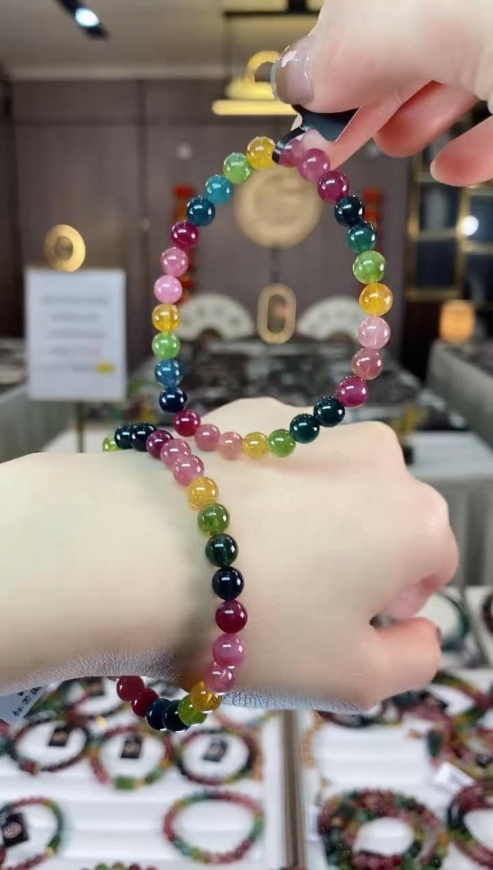 【闪购商品】碧玺单圈手串6mm+未镶嵌（多样性发一条）dan