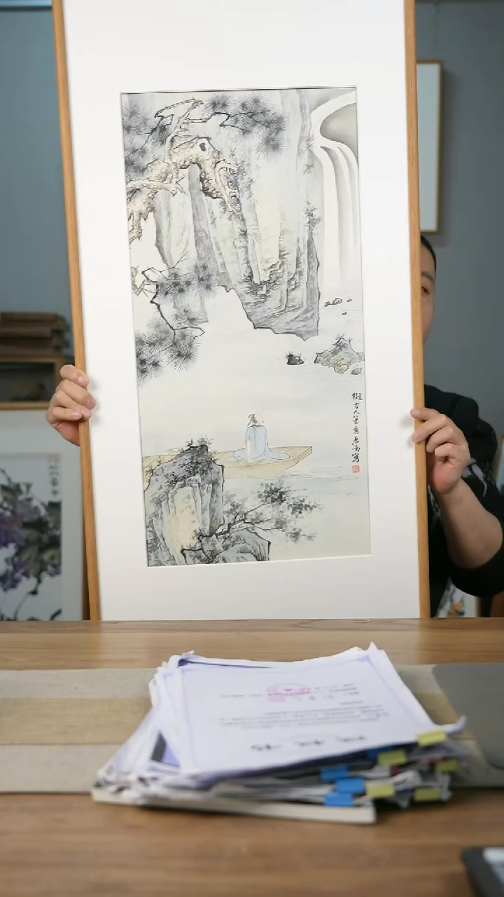 【闪购商品】书法协会会员老师带框作品-