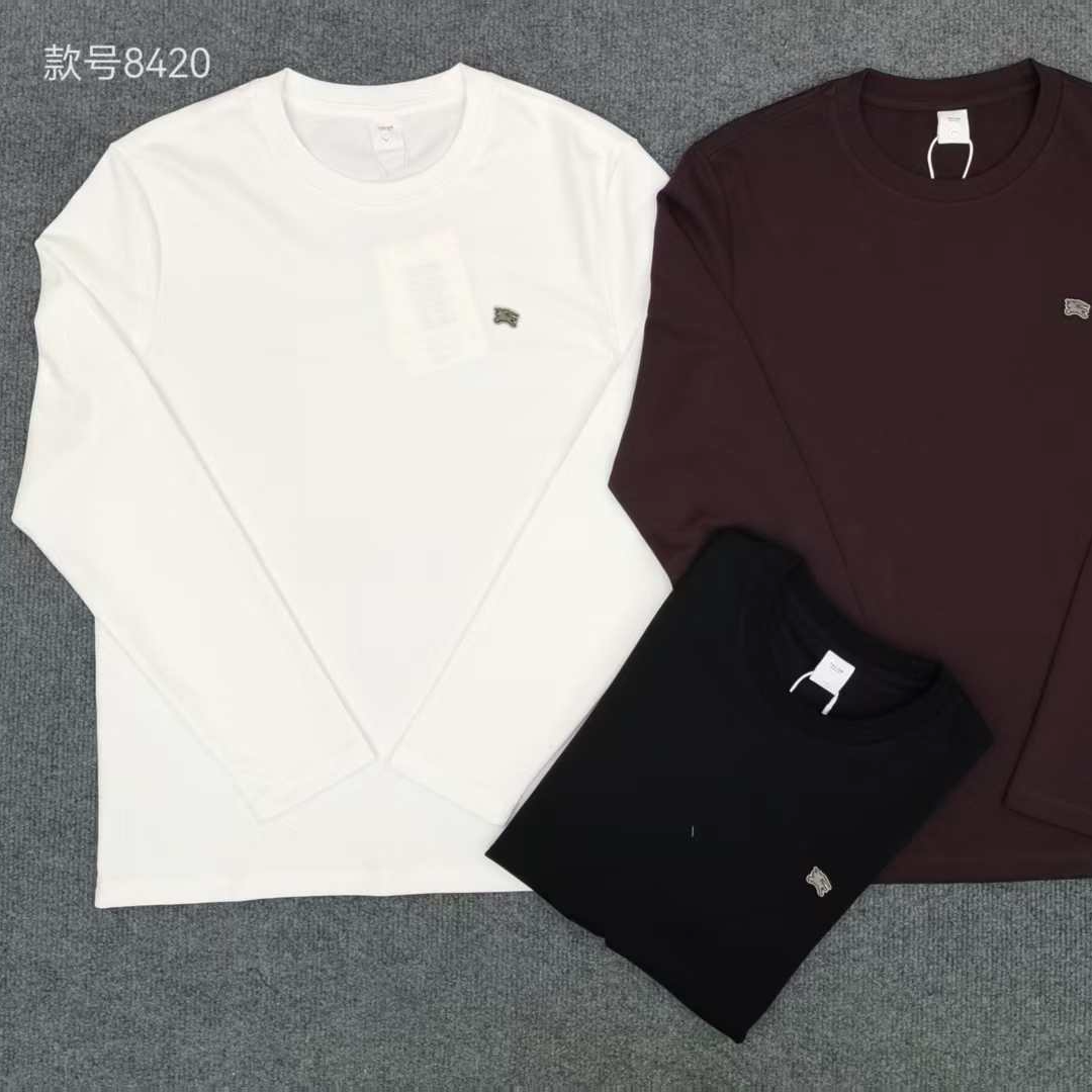 男士运动秋冬圆领宽松型长袖时尚休闲百搭上衣8420