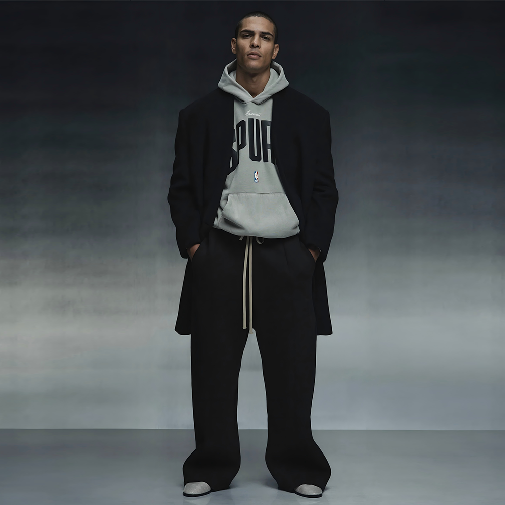 ESSENTIALS FEAR OF GOD NBA Winter SPURS联名90'S连帽卫衣