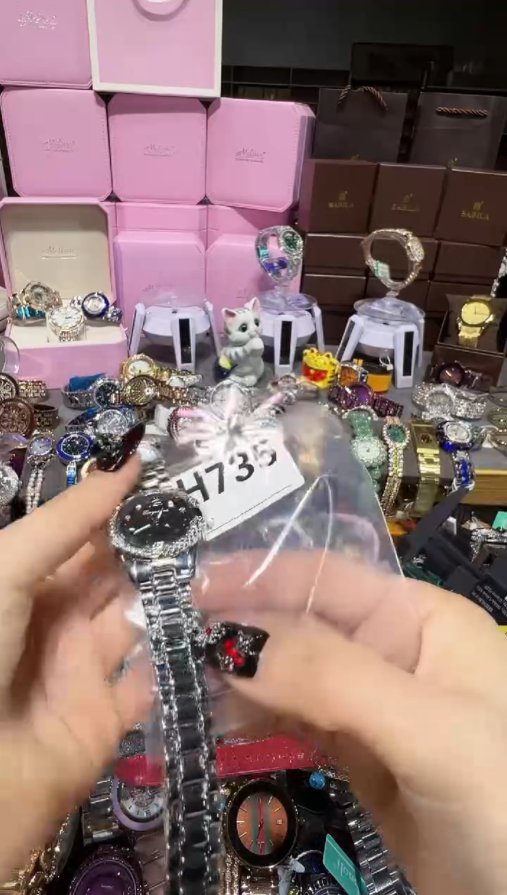 石英机芯不锈钢不锈钢直播定闪专用