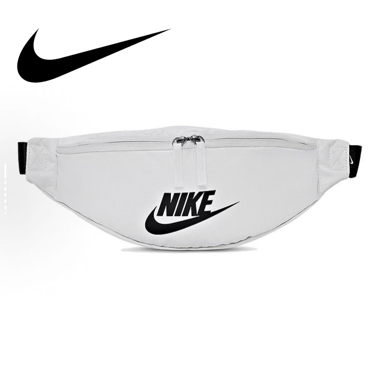 【精品微瑕】Nike经典运动图案斜挎包胸包腰包情侣款BA5750-100