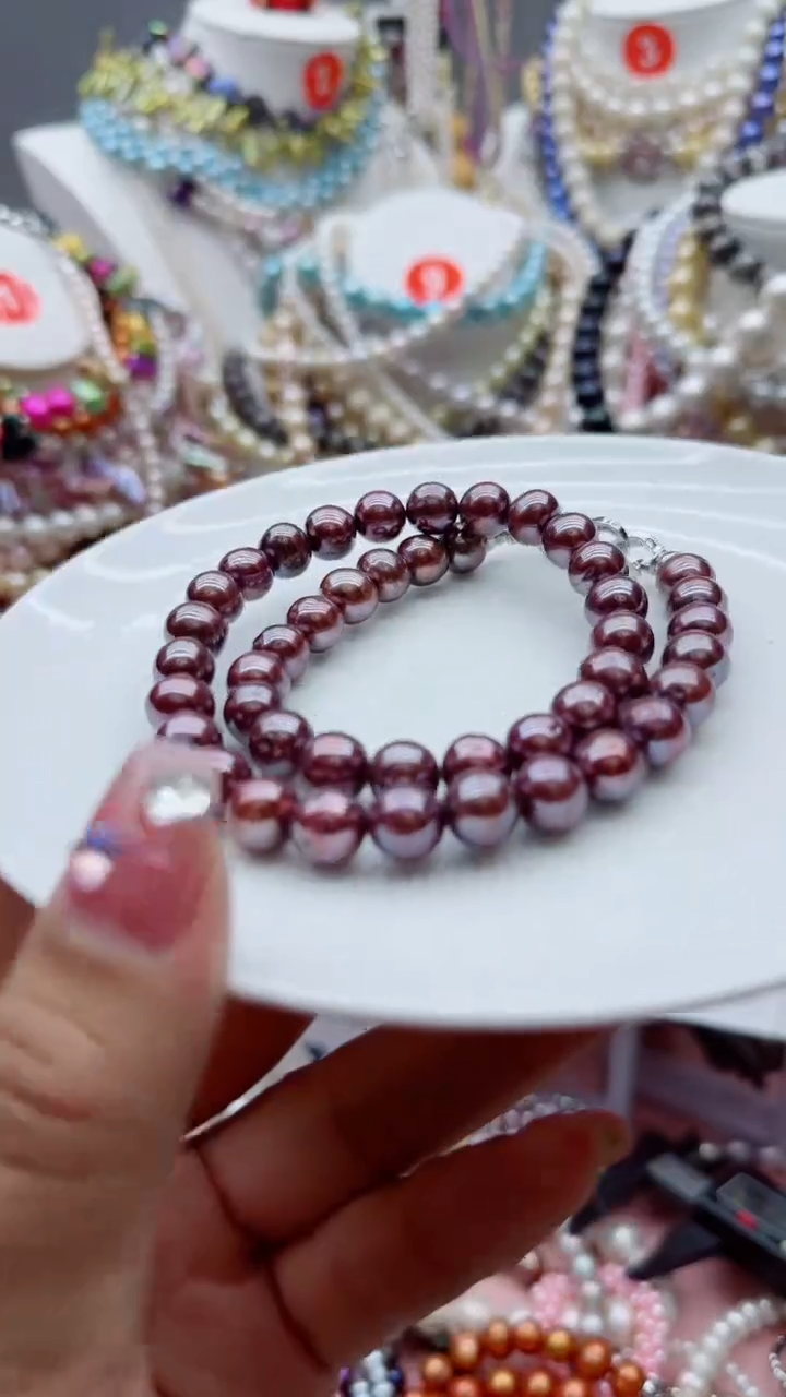 淡水珍珠未镶嵌颈饰1