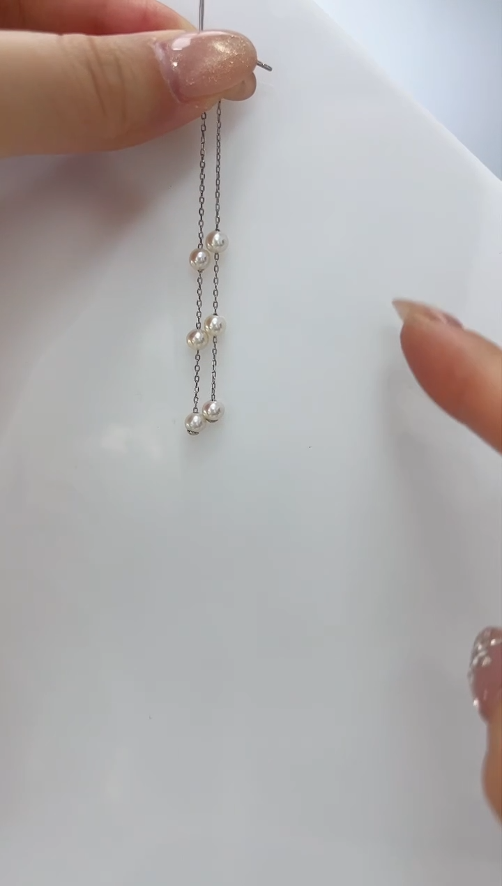【闪购商品】淡水珍珠DA银S925镶嵌b356 耳线4