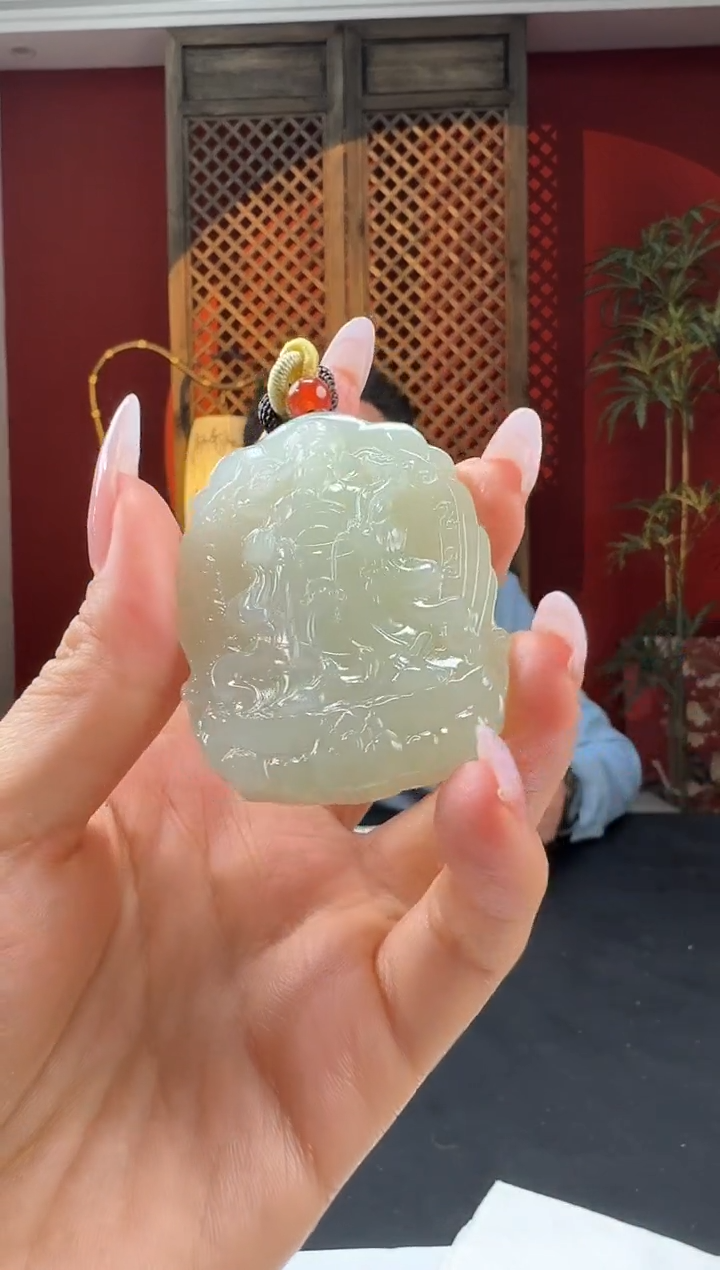 【闪购商品】和田玉吊坠(不含链)未镶嵌78